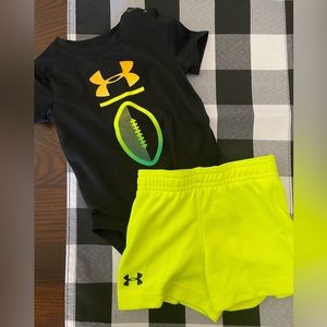 Under Armor baby onesie and shorts